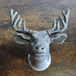 Jägermeister Stag Head Metal Shot Cup Chalice Barware Deer Head Jager Decor